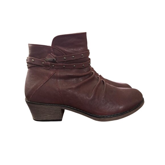 Womens Brown Women's Propet Roxie Brown Leather Ankle Boots - Picture 13 of 16